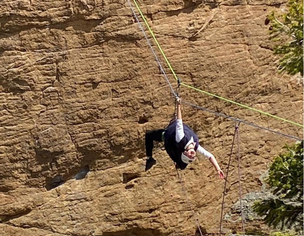 Salesian nuns zip-lining 1